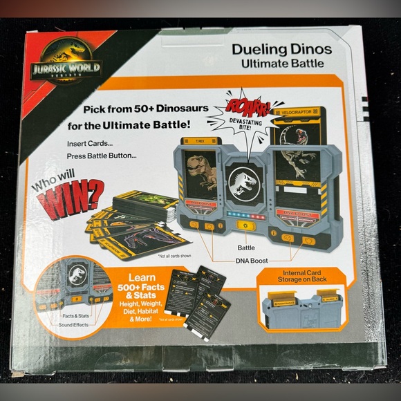 Jurassic World Rebirth Dueling Dinos Ultimate Battle Game - Picture 2 of 2